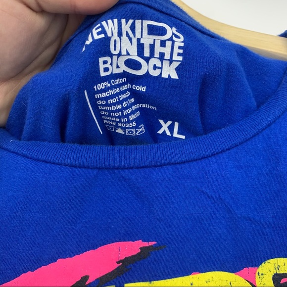 New Kids On The Block Blue Band Graphic T-Shirt XL - Picture 7 of 7